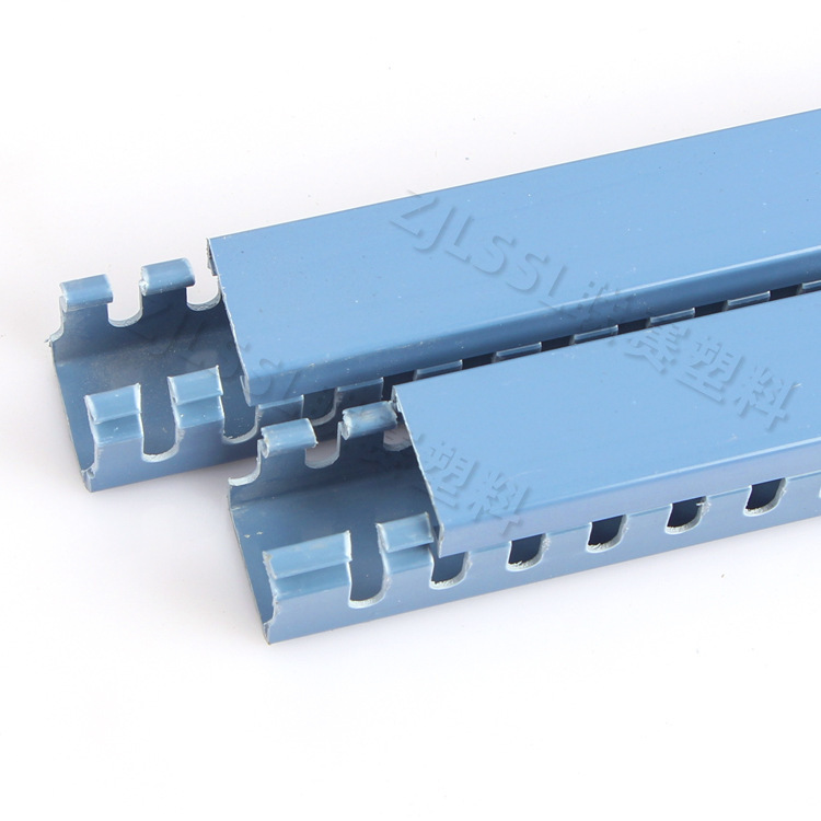 United plastic PVC slots gray and blue.