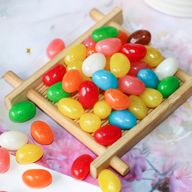 Đậu to, kẹo màu, kẹo trái cây, thức ăn nhẹ, nặng 2kg.