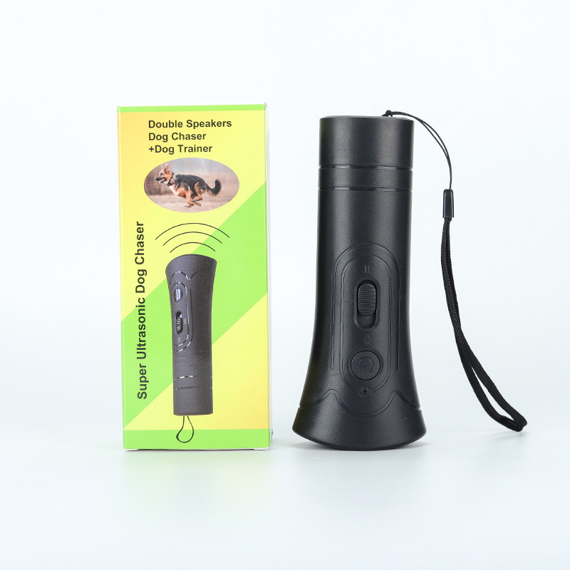 小艾猴 超聲波雙頭驅狗器 雙喇叭激光訓狗器dog repeller