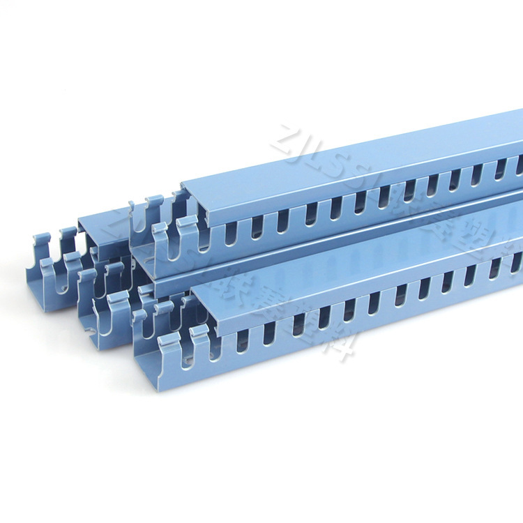 United plastic PVC slots gray and blue.