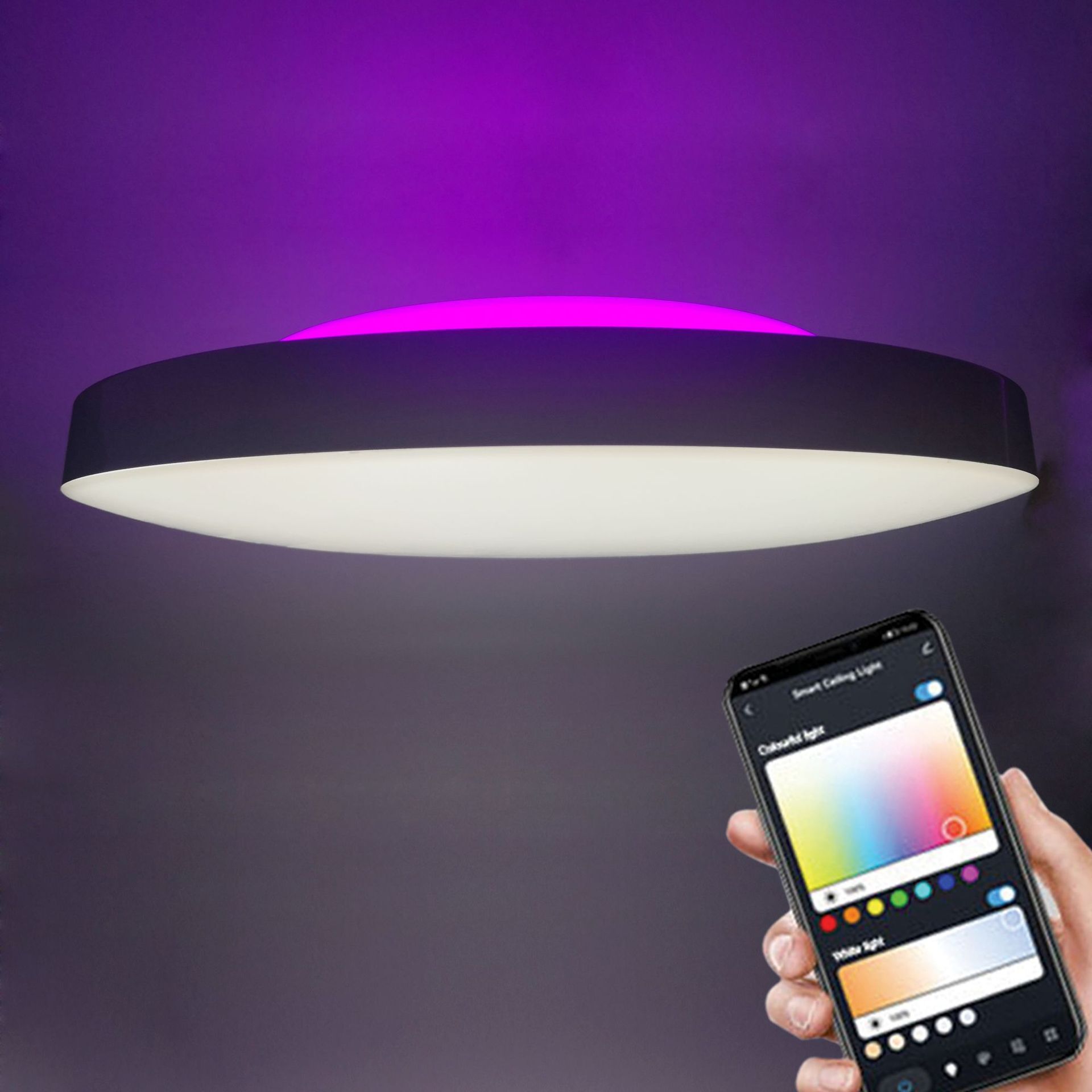 EU ERP certifies the new smart WiFi Bluetooth living room scrawling the smart LED headlight