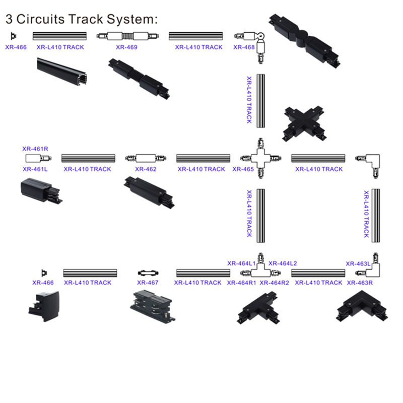 4-line orbital cross-sectioned direct-retarder LED link