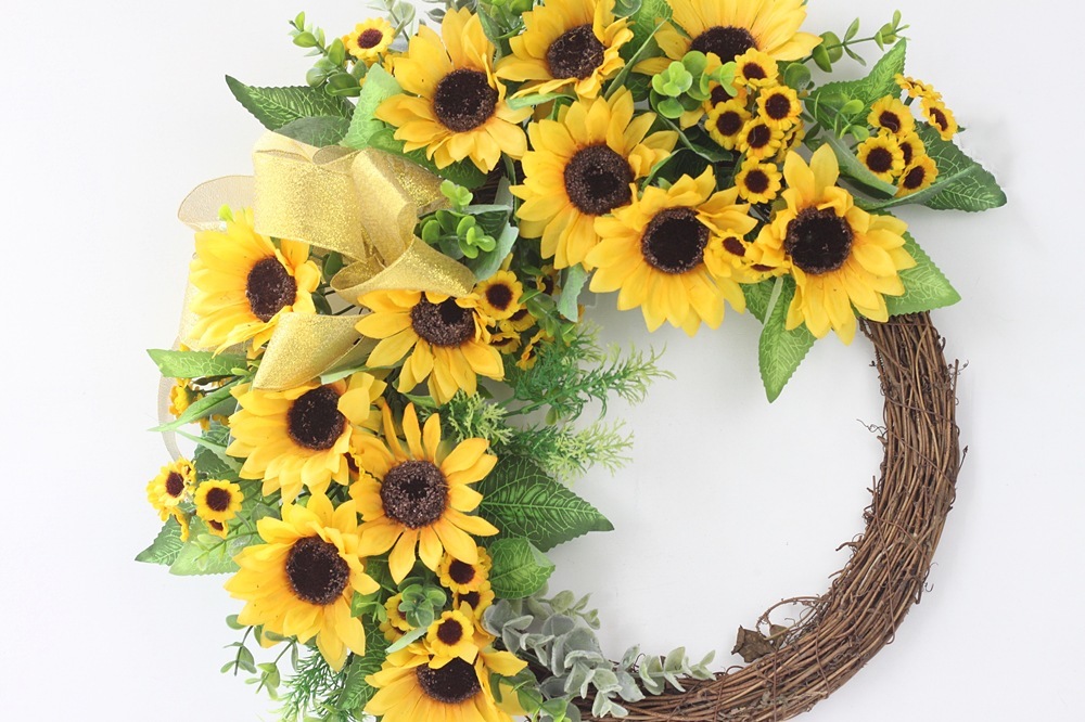 The new Van Goh Sunflower Ring 50CM19 ประตูดอกทานตะวันขนาดกลาง ฉาบผนัง