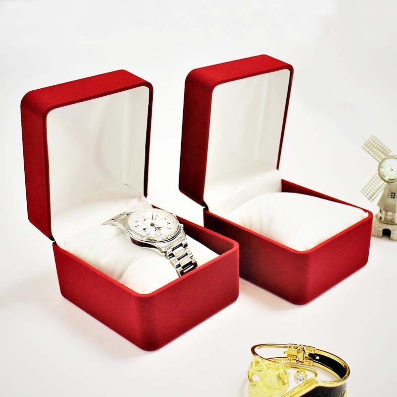 To customize the beautiful red velvet watch box.