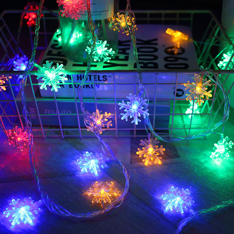 LED Snow Lanterns with Christmas Decoration Lights with Lights on Christmas Day