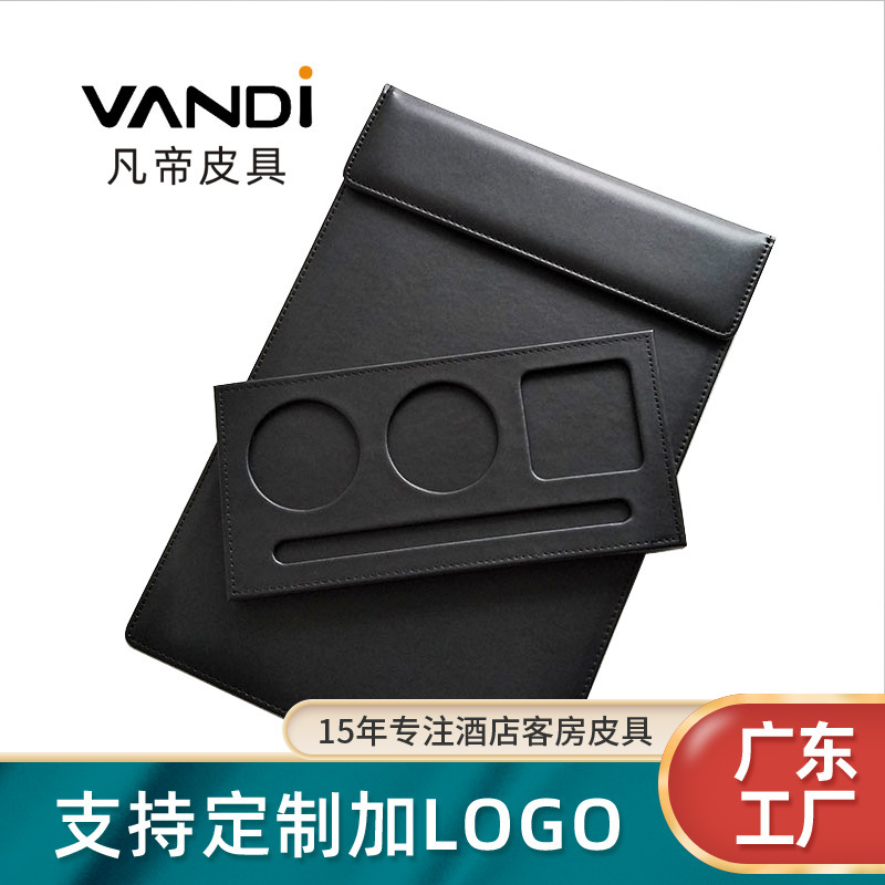 High-fine A4 conference pads and PU-skin-magnetic meeting pads and cup pads.