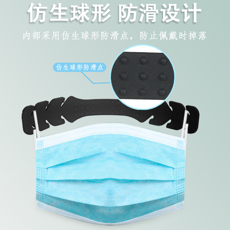 Mask oscillator ear mask adjuster facilitates direct marketing with slide protection mask extension with silicon glucose