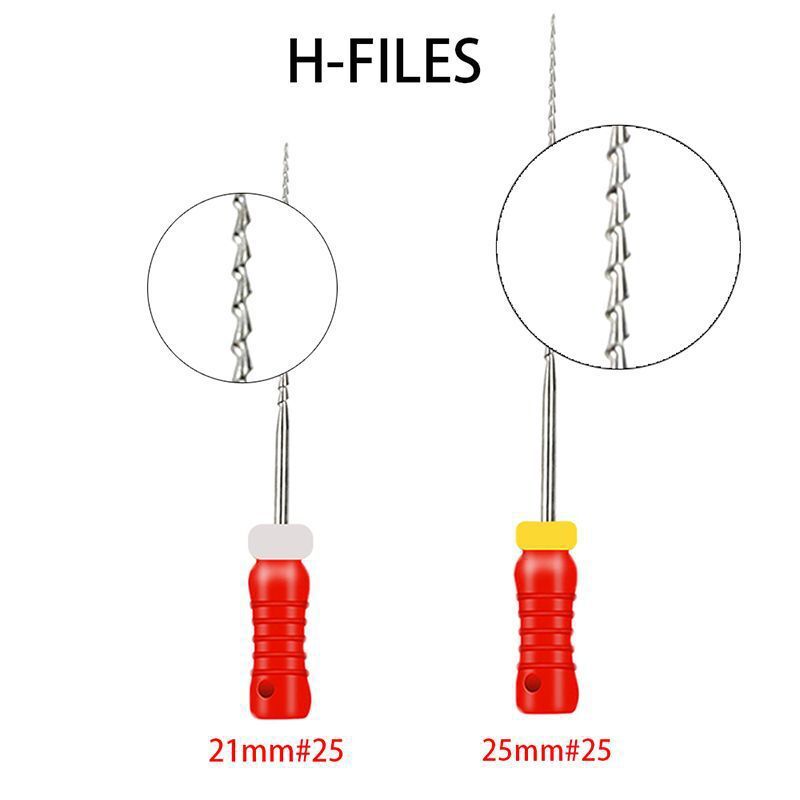 치과 구멍 관 H-FILESK-FILES 스테인리스 관 연장 바늘 치과 물자