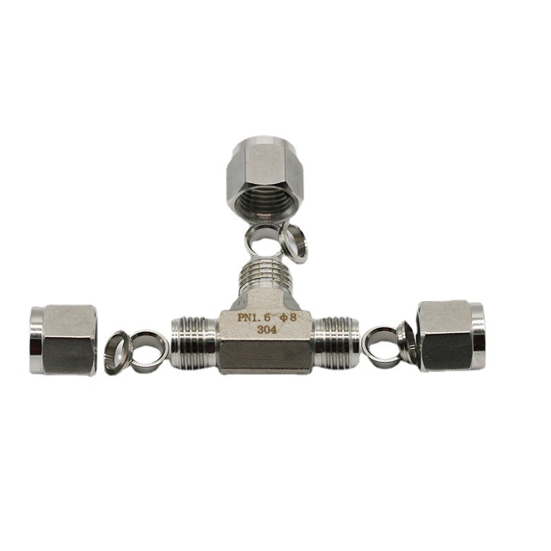 스테인리스 세트 1/4 1/8 6mm 8mm 10mm의 3x3 동등한 것