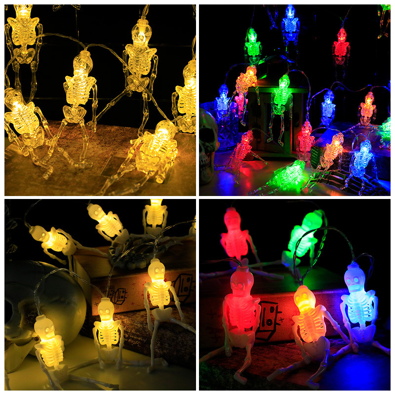 ♪ Led Halloween lantern skeletal skeletal plaster ♪