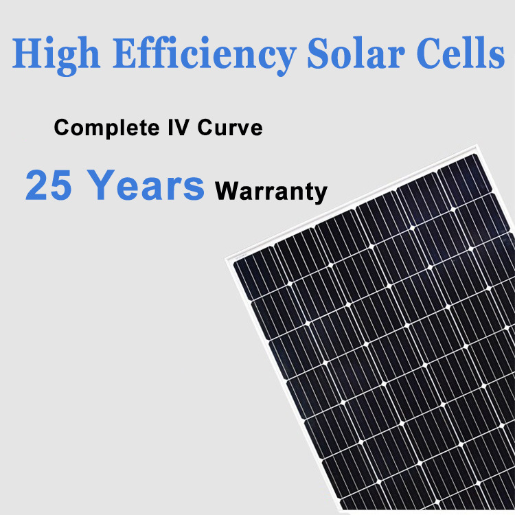 The manufacturer's direct solar panel single-crystal silicon solar panel 30W-600W export certification is completely new and highly converted.