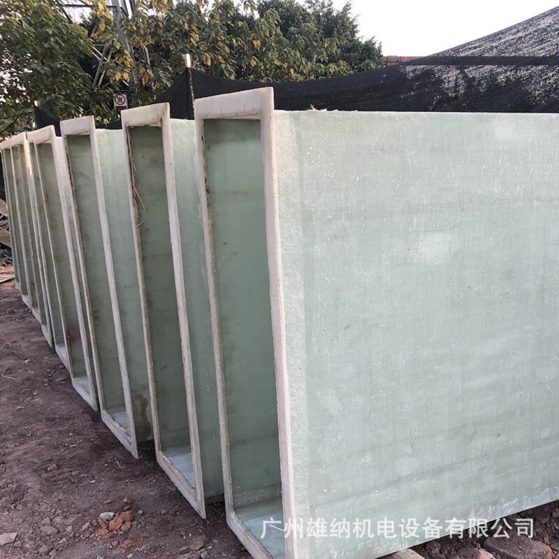 FRP organic glass and steel pipe sewage treatment plant deodorant exhaust pipes