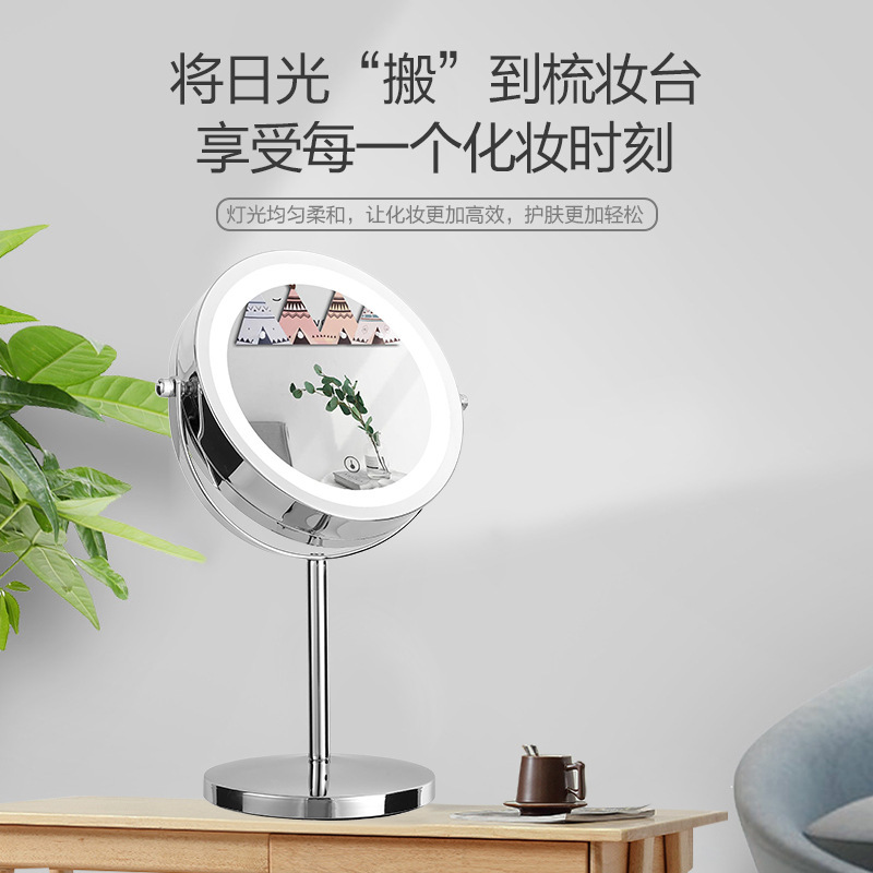 Nhà máy bán gương LED, gương chiếu sáng đôi cho các cô gái trong phòng tập thể sinh viên.