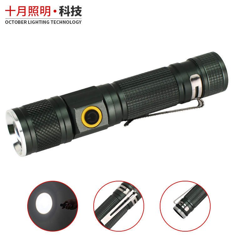 Power flashlights with pens, outdoor LED flashlights, charge flashlights, long-range flashlights.