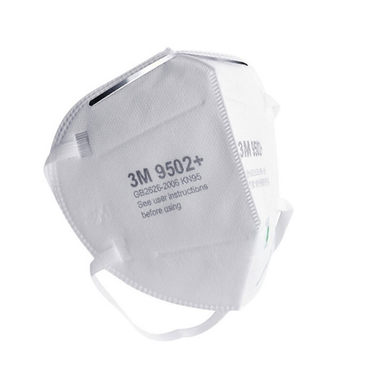 3M 9501+/9502+ Purposition anti-ported anti-ani-foul หน้ากาก, หน้ากากคลาส KN95 การพับชุดสิ่งแวดล้อม