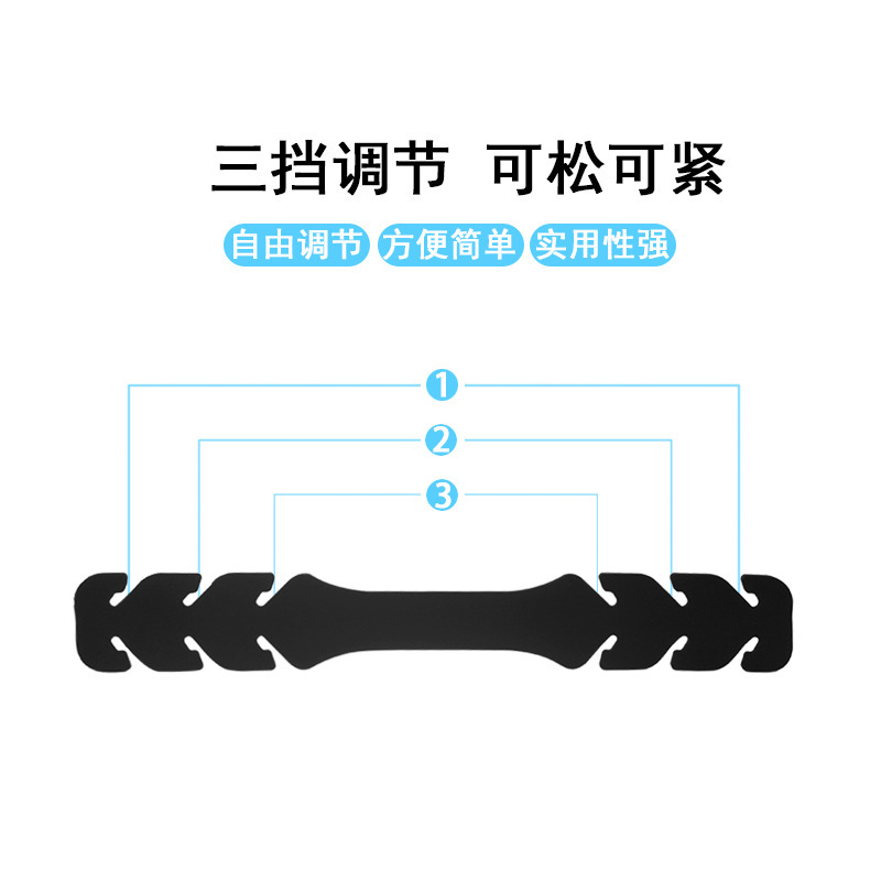 가면 oscillator 귀 가면 Adjuster는 실리콘 포도당을 가진 활주 보호 가면 연장을 가진 직접적인 마케팅을 촉진합니다