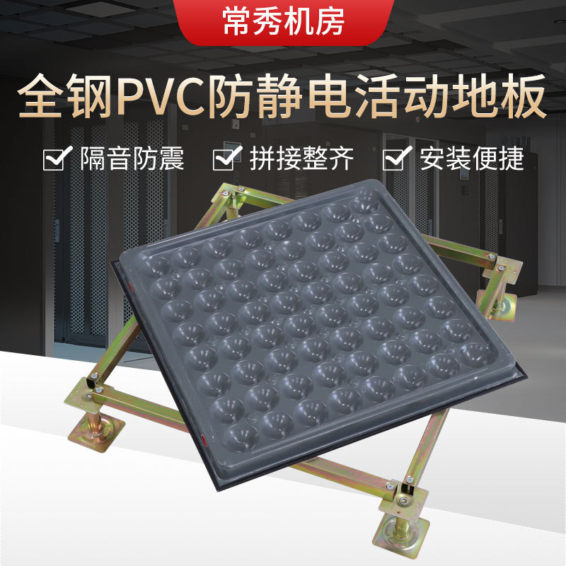 All steel static floor control room room empty network floor support PVC static floor brick