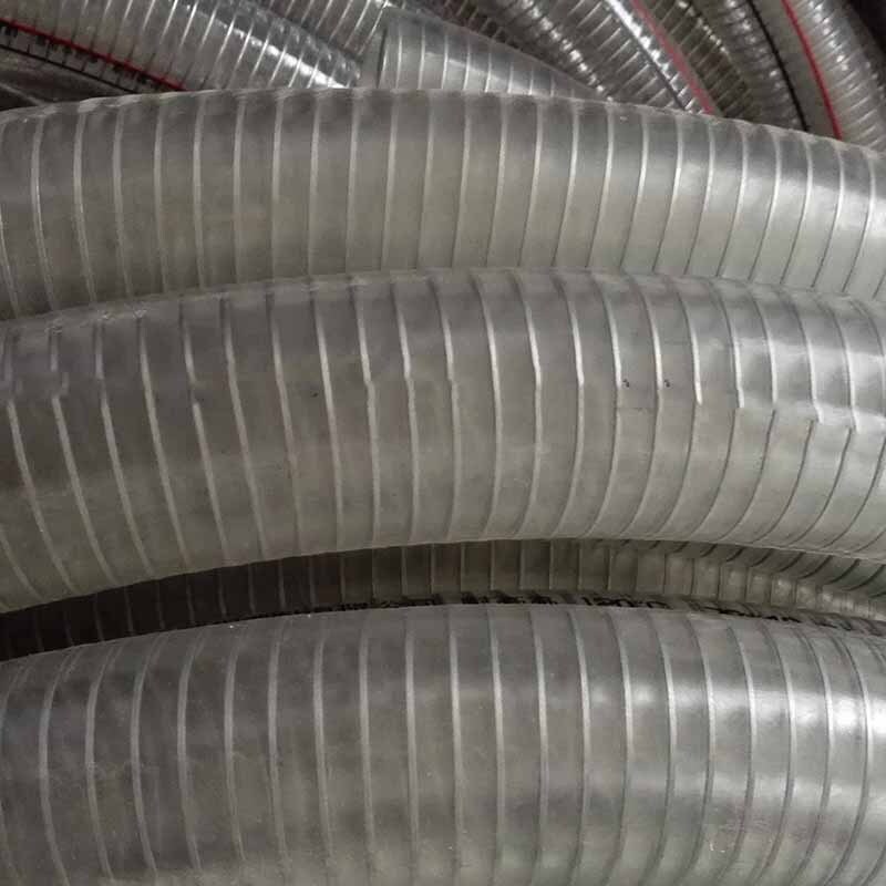 Production process high temperature 160° steel wire hoses, alkalis resistant to corrosive and transparent steel pipe pipes