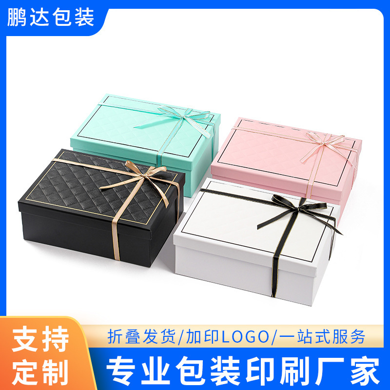 Wholesale folded gift box, one-by-one folded gift box, butterflies.