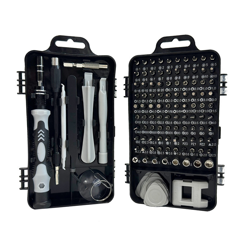 Customize 115-plus-one manual screwdriver tool package for computer dismantling machines