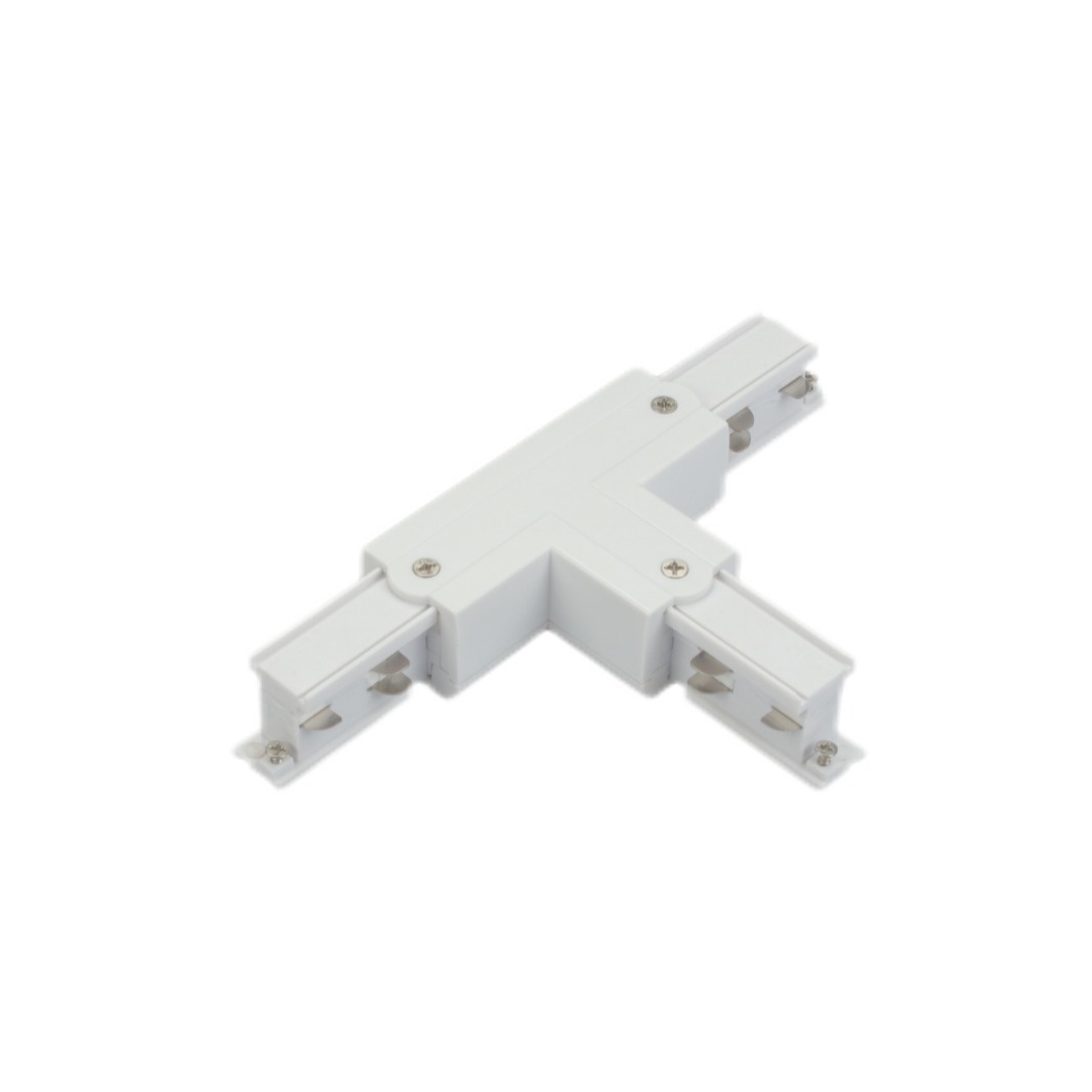 X-Track, new sharp track, 3-way DALI track fitting, white 6-T, 2-right.