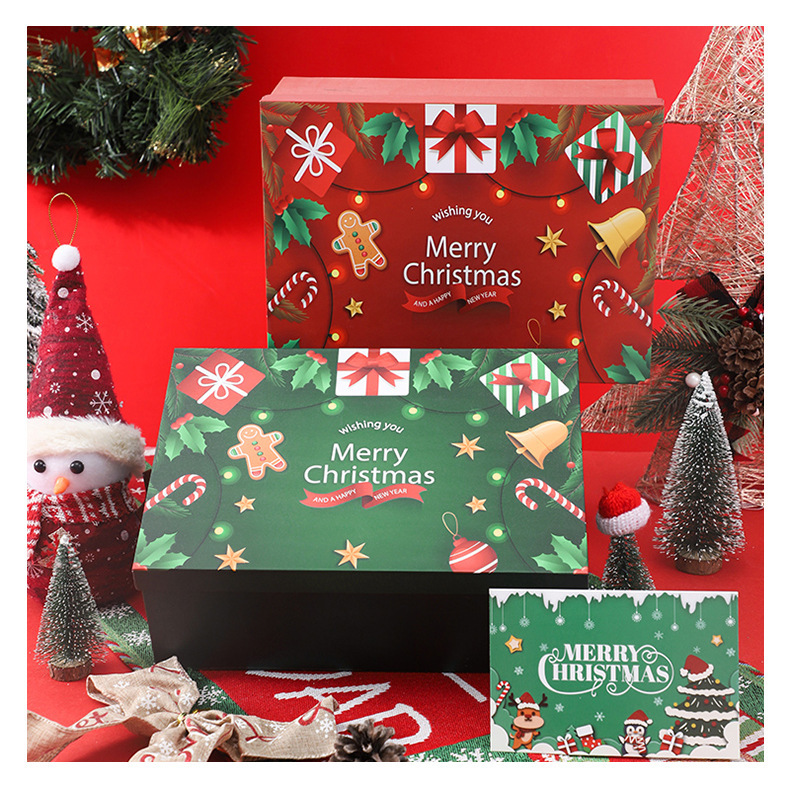 The Christmas box is packed with a Christmas Eve gift box.