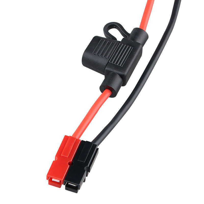 공정 사용자 정의 14AWG 연약한 실리카 선 200mm 리튬 전지 힘 엇바꾸기를 가진 45A Anderson 마개