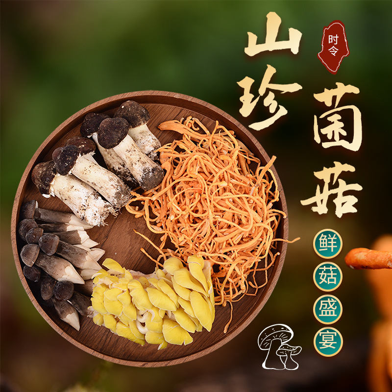 Pha trộn canh nấm là một bánh xe quay gà quay quay quay.
