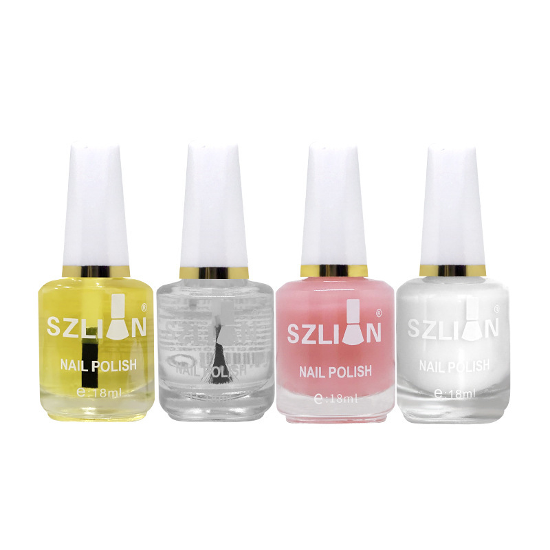 Szlin nurse nail polish, transparent light oil and calcium bottom softener to death.