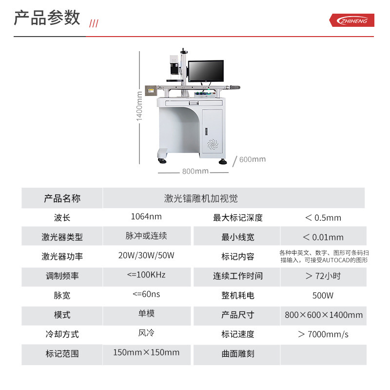 Process custom laser tagging machine, visual typed, automated laser sculptor sculptor.