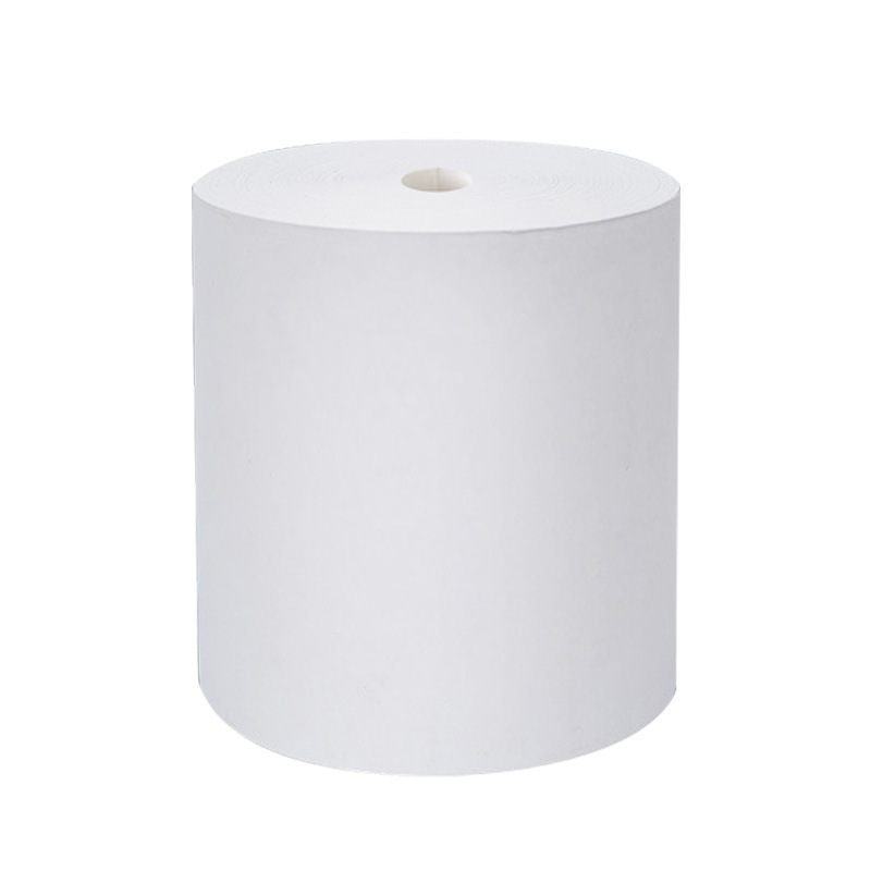 80 x 80 for cashier paper, 80*80 for wholesale paper, and no hard corer's super-meal paper.