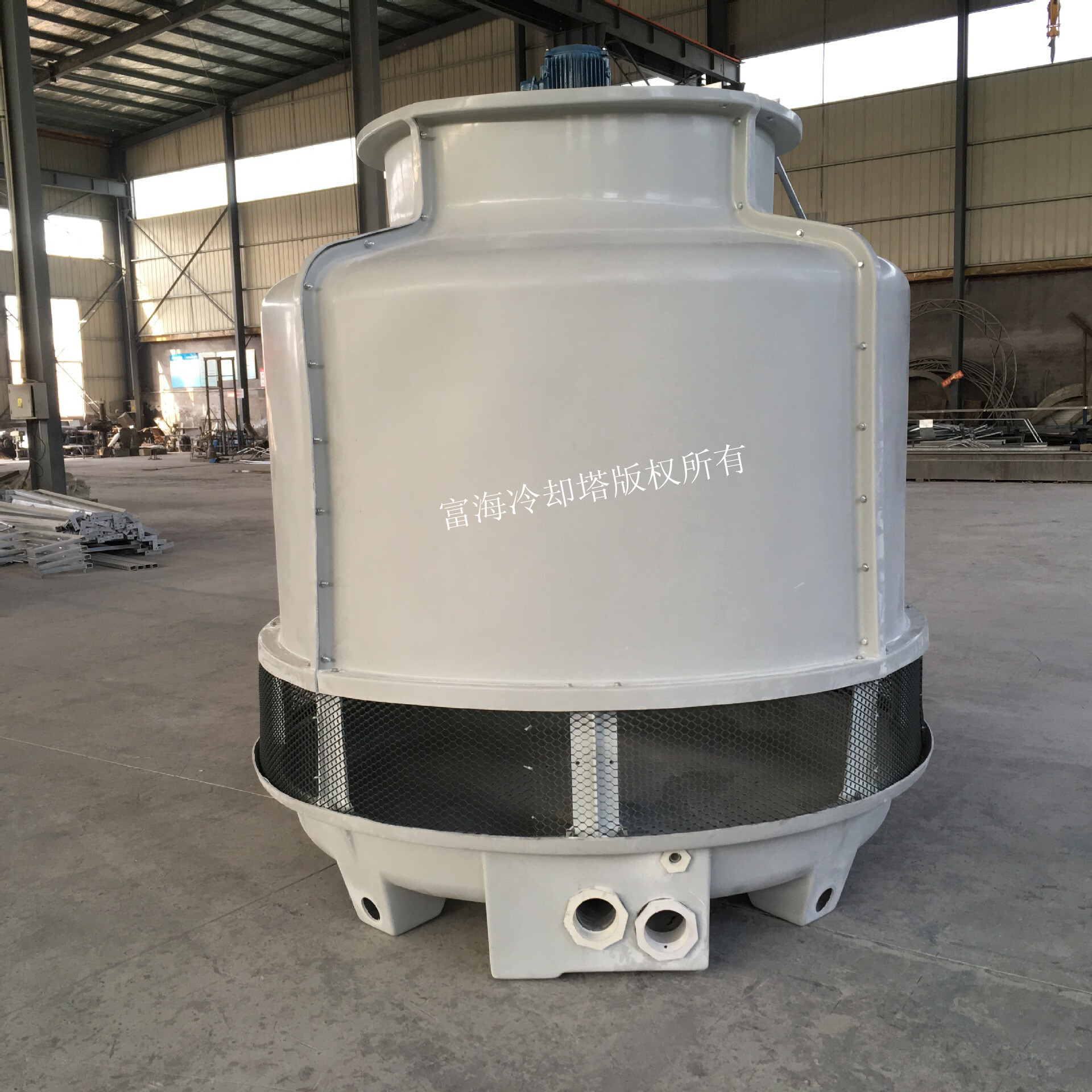 Supply of cooling tower cold-water tower mini cooling tower round-glass steel-spreaded noodle system ice-cooling tower