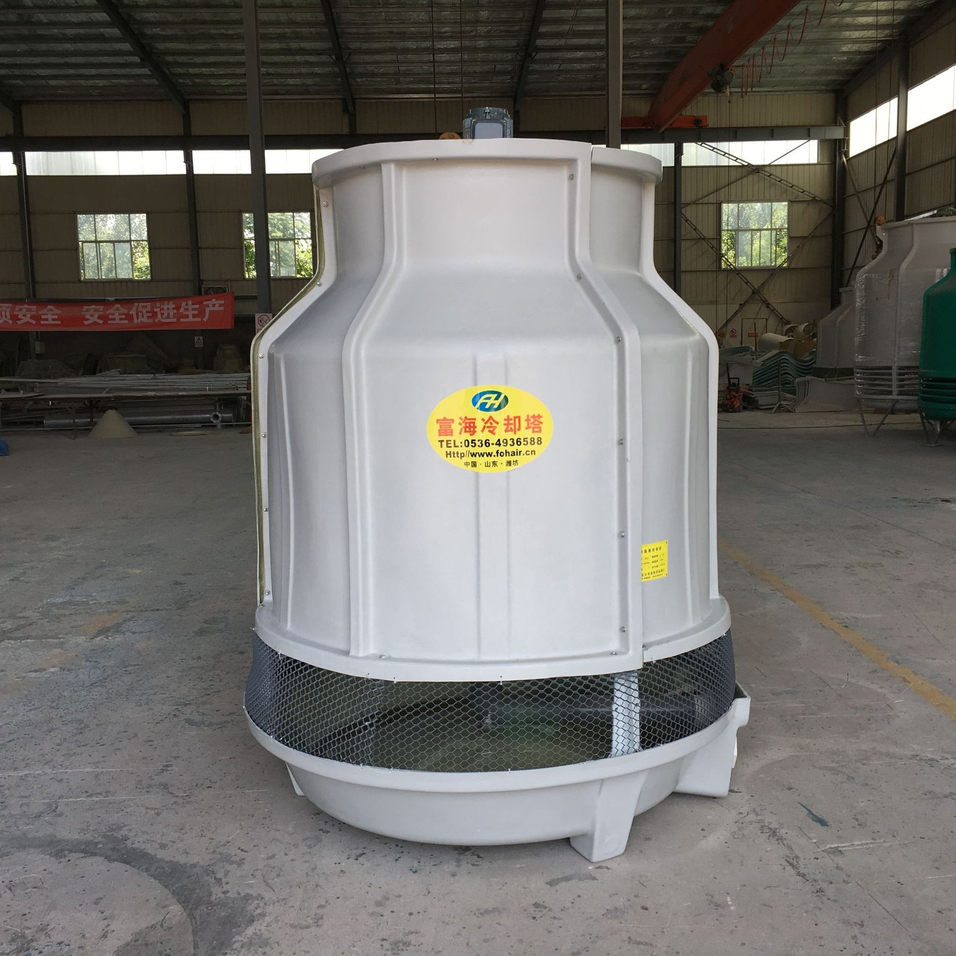 Supply of cooling tower cold-water tower mini cooling tower round-glass steel-spreaded noodle system ice-cooling tower