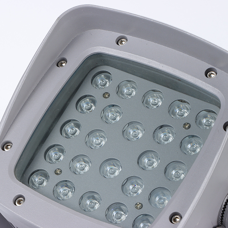 An outdoor 18W36W54W warm white light building brightened a square LED light