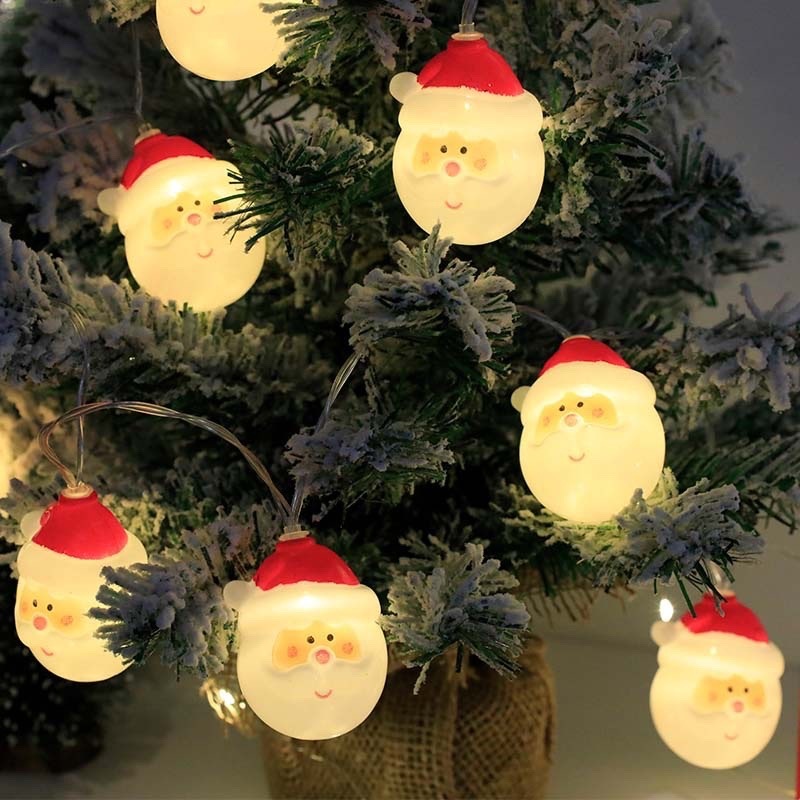 Cross-border LED Santa's Lights with Christmas Snows decorated with light from the SFL