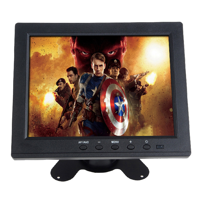 8-inch S801 VGA BC AV High Clear Screen computer installation of home-mounted monitors for video industry equipment