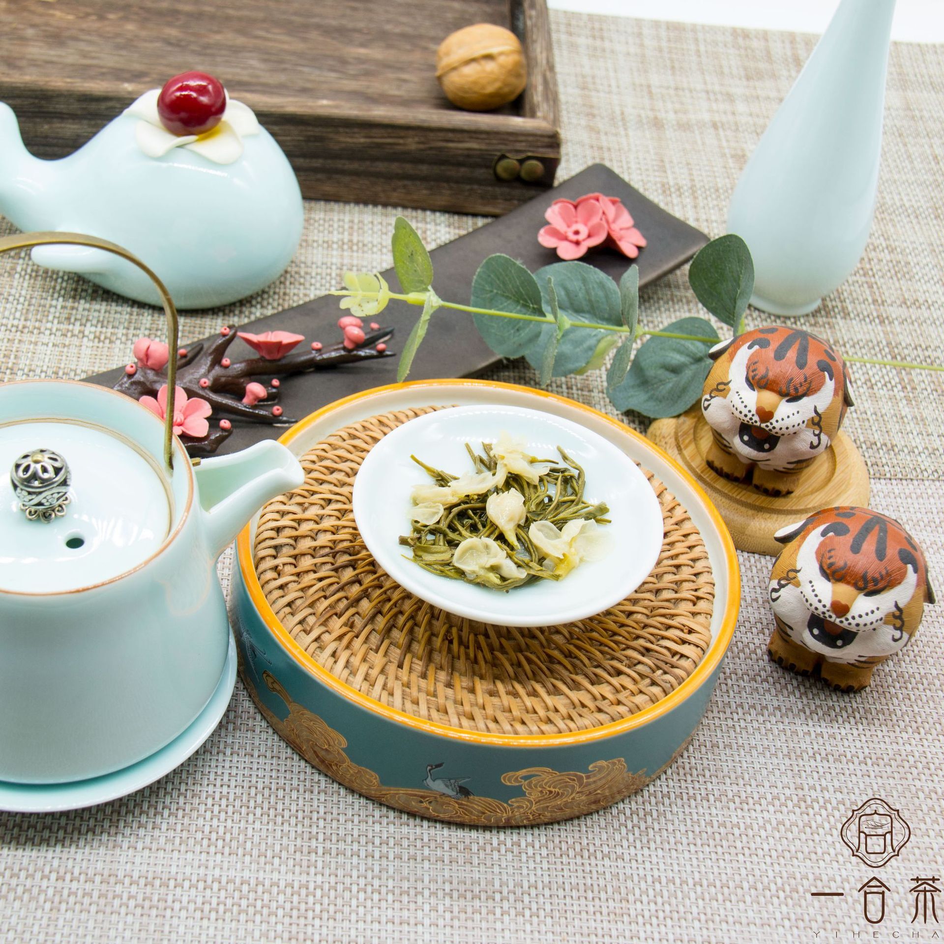 Đây là trà Jasmine mới và trà mới ở thành phố Nghiêm Châu, Quảng Châu.