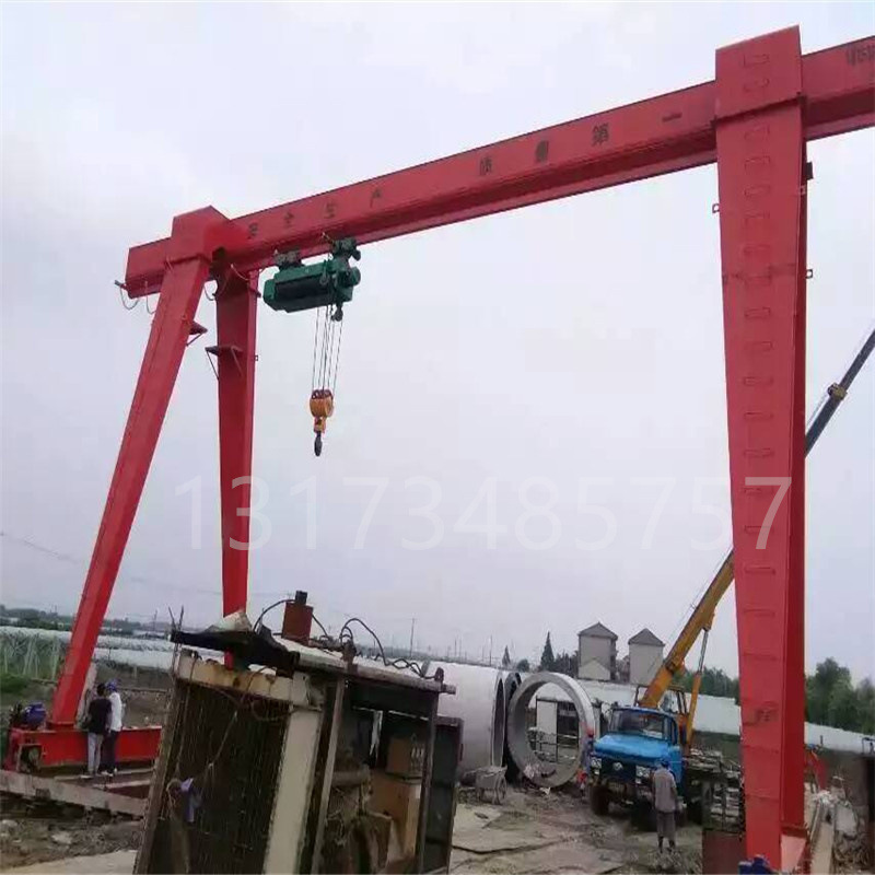 Power-driven single-barrel cranes, single-barrel cranes, small simple-door hangers