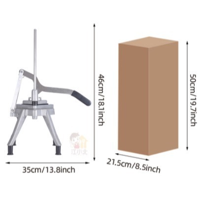 Cross-border sale of commercial multi-purpose strip cutters, hand-held strip cutters, French fries.