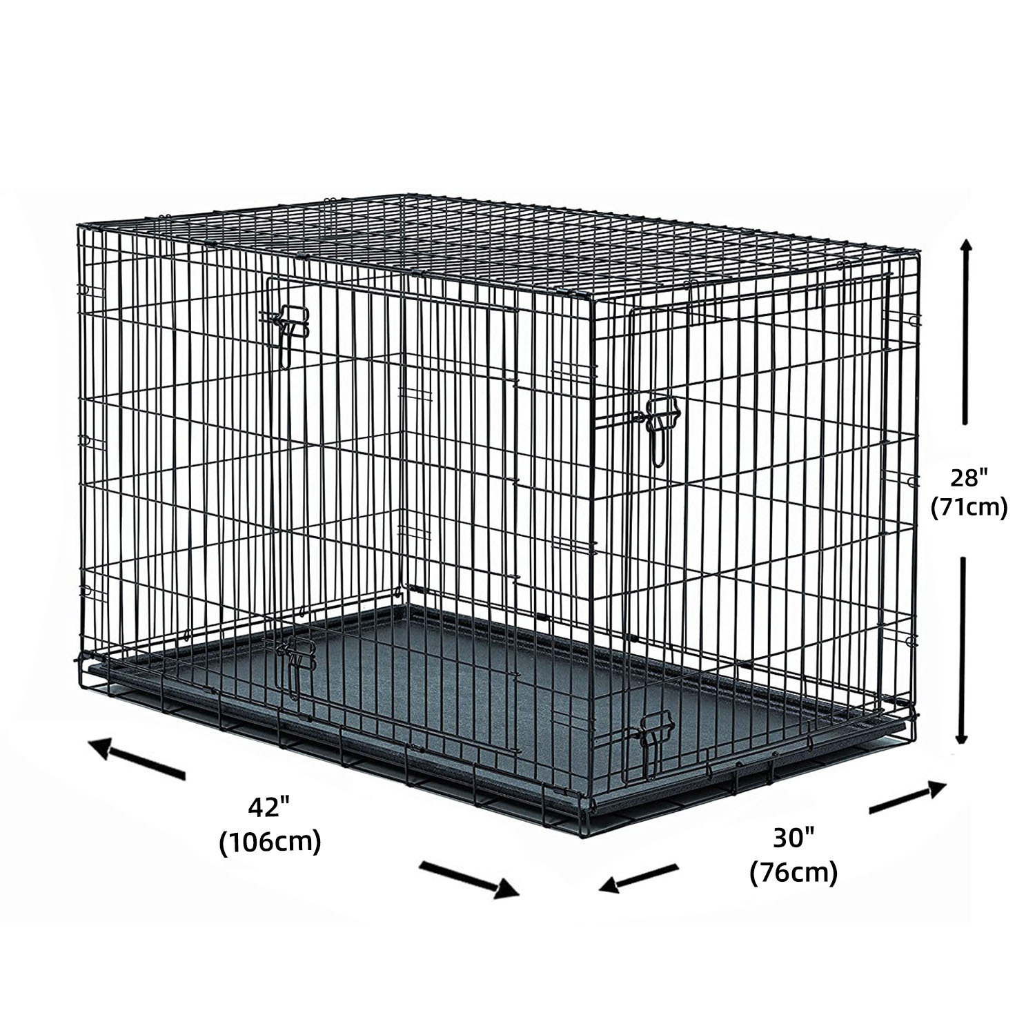 แฟชั่นของฮิบอี บวกกับ Dog Cage ง่ายมากที่จะทําความสะอาดเข้าออกกับchasis