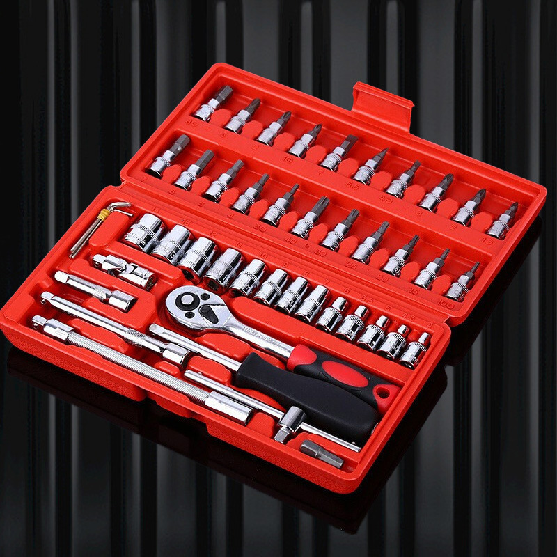 Customize 46 packages of condom wrench rapids, and repair the thorn screwdriver combination for the car.