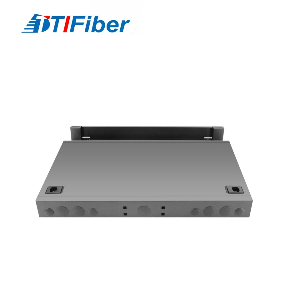 MPO lined 1U96 core, high-density fibre-optic box single-module multimode MPO-LC fiber-fibre penetrator