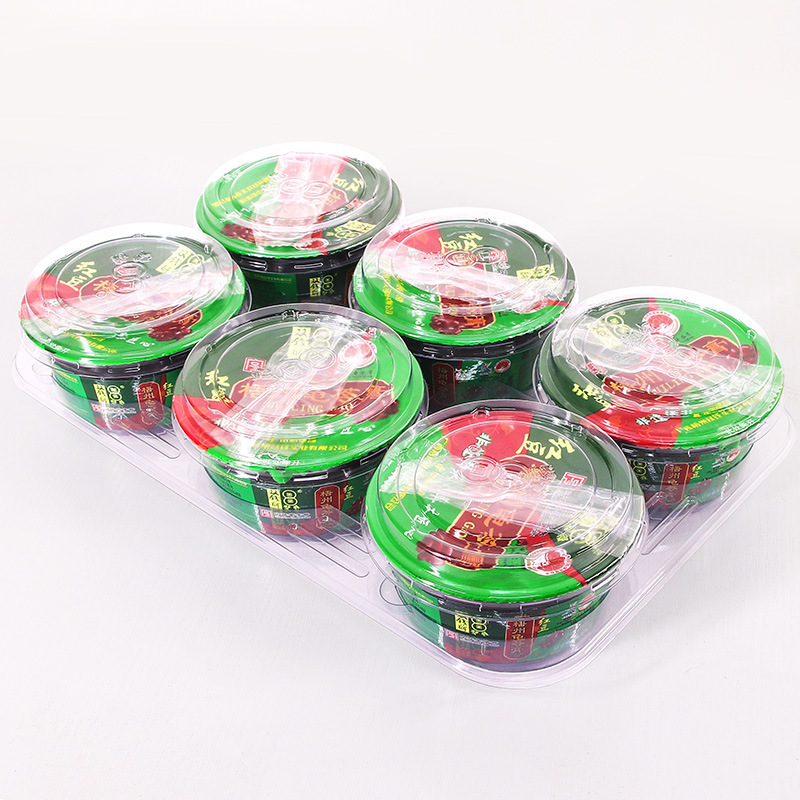 Thuốc mỡ rùa đỏ trị giá 2 đô ở hạt Guangxi, 200g*6 bát bánh snack nướng, được bao bởi nhà máy.