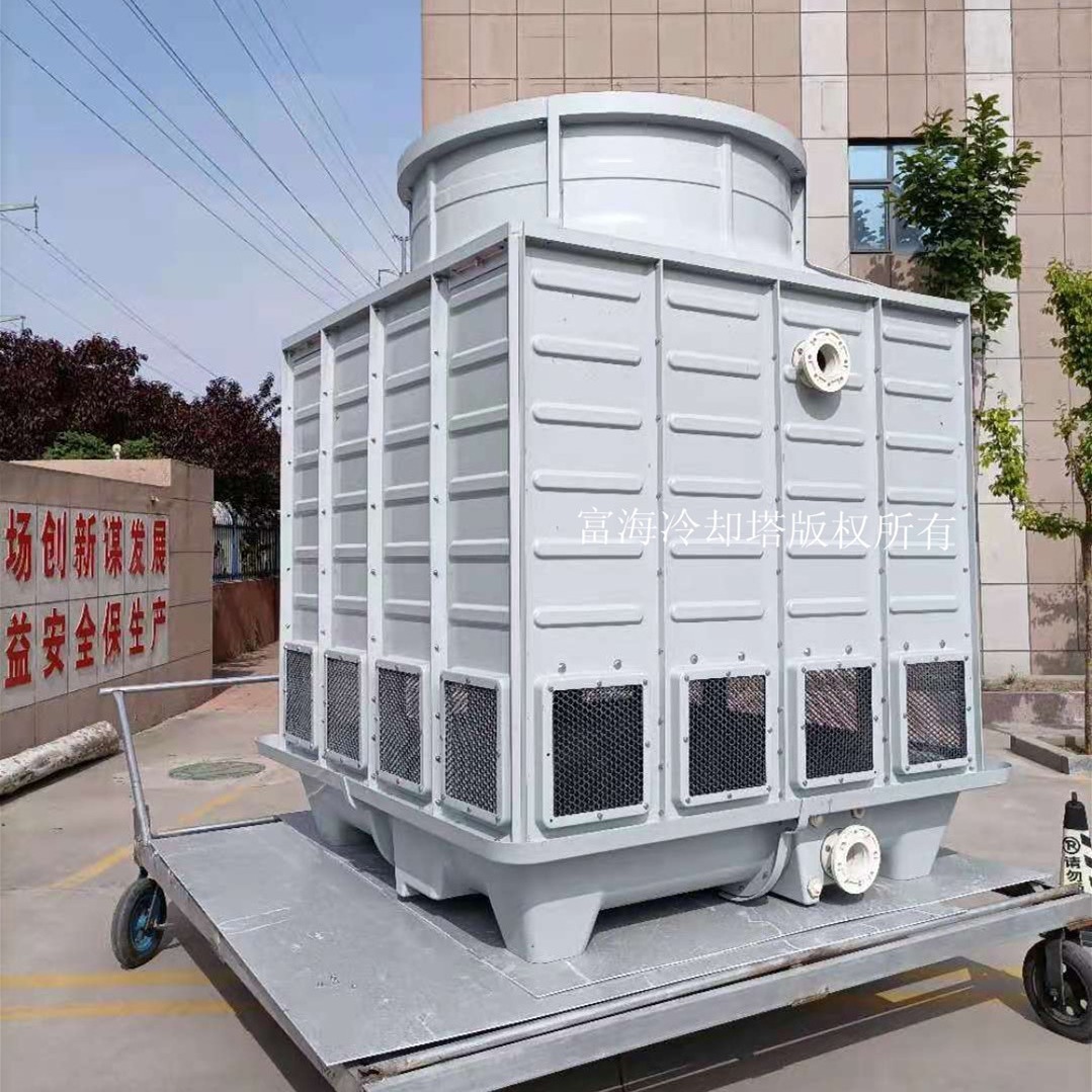 Customized square cooling towers, trans-flowing cold water towers, cooling water towers, glass steel cooling towers.