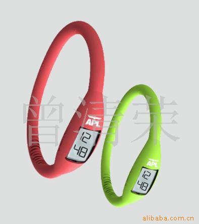 High Quality 1ATM, 3 degree negative ion-silon bracelets Led flashes, environmentally protected surface cores