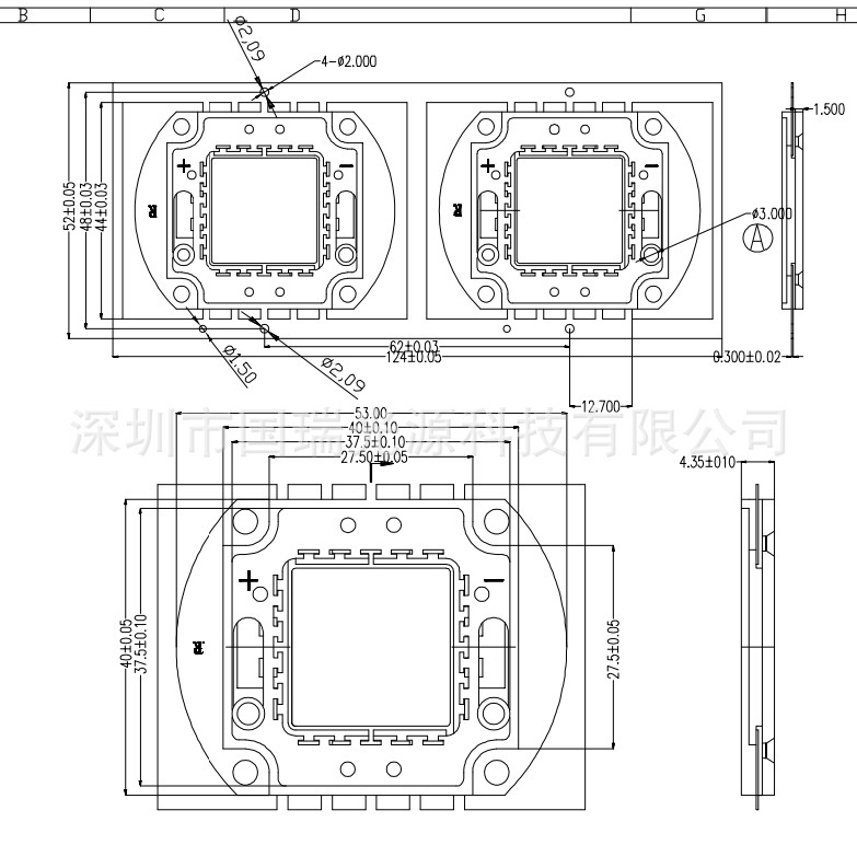 LEDs of the non-Nitetec high-power plant lamp integration source COB hydrograss lamps blasting algae herbslamps multifaunal lamps