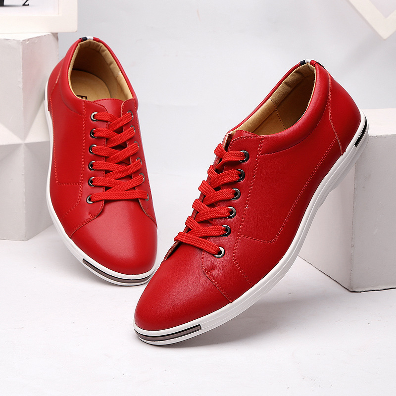 Big male shoes 47, 48, fashion shoes, white leisure shoes, school boy Amazon.