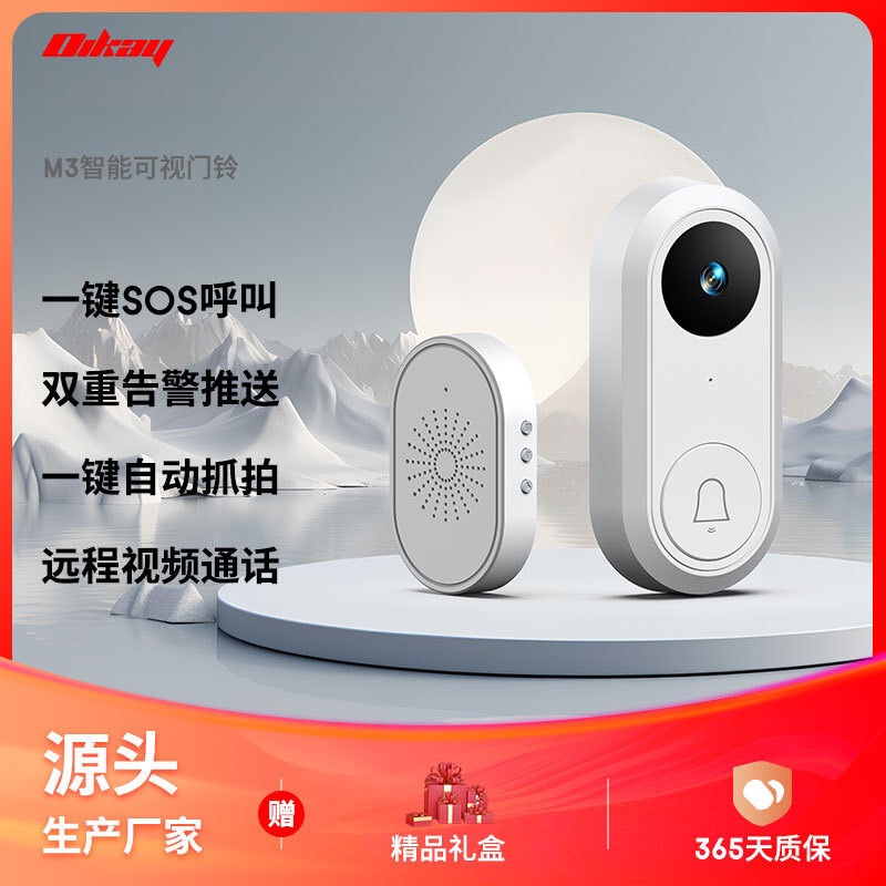 The new smart guy can look at the 4G doorbell and the Wireless Networker two-way voice to the old man to 4g alarm.