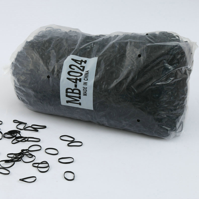 Multi-specify black rubber bands, one-time rubber coils out of invisible high-quality leather bands.