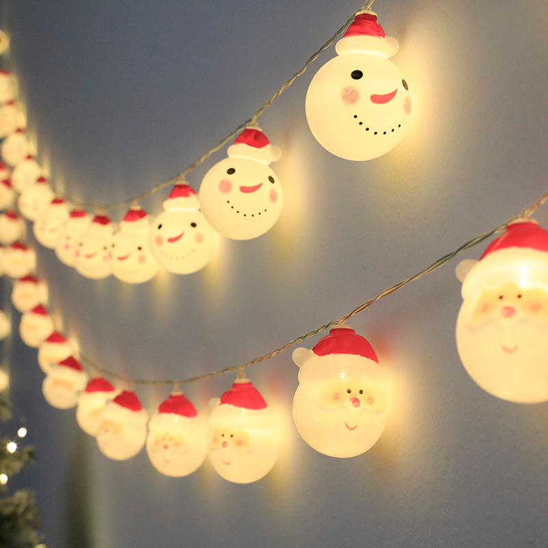 Cross-border LED Santa's Lights with Christmas Snows decorated with light from the SFL